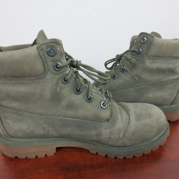 Timberland Suede Boots Boy\'s Size 5.5 Green main image 9